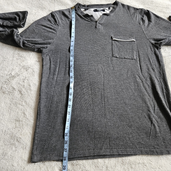 HUDSON Men's Long Sleeve Lounge Shirt Size L - Picture 10 of 11